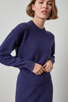 Relaxed Crewneck Sweater Womens Sweater Neptune A3