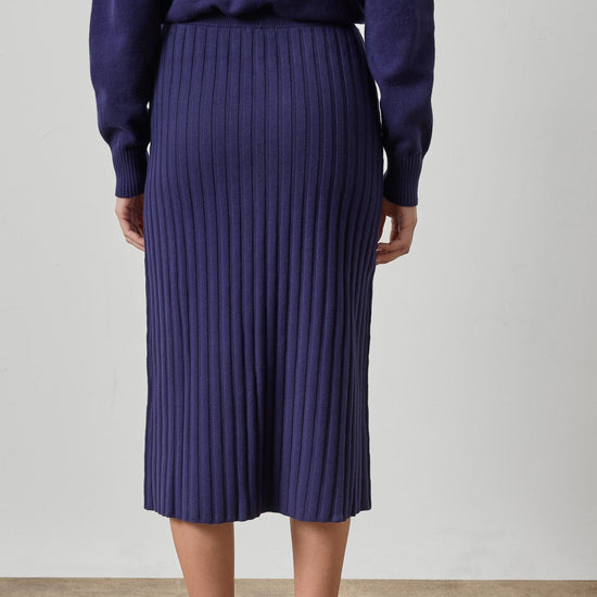 Rib Sweater Skirt Womens Skirt Neptune A2