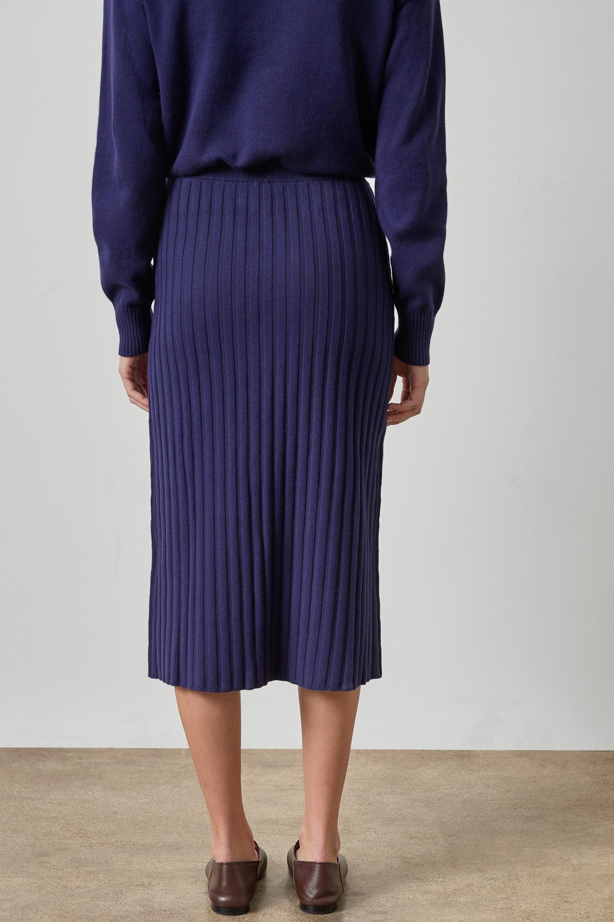 Rib Sweater Skirt Womens Skirt Neptune A2