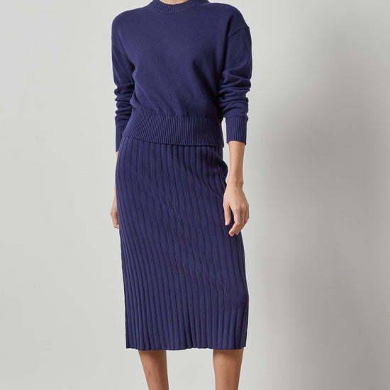 Rib Sweater Skirt Womens Skirt Neptune A3