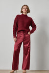 Relaxed Cable Knit Sweater Womens Sweater Port A3