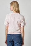 Vintage Short Sleeve Raglan Womens Top Roseblush A2