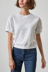 Vintage Short Sleeve Raglan Womens Top White A3