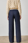 Denim Trouser Womens Pant Dark Wash Blue A2
