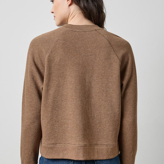 Oversized Sweatshirt in color Cocoa Heather Image A2