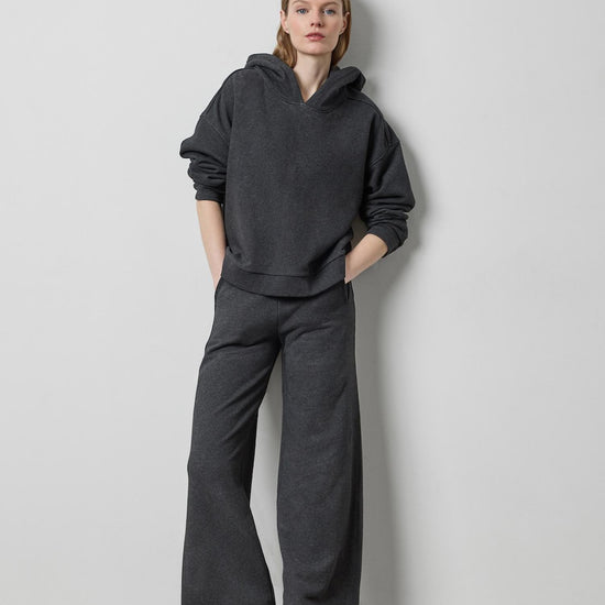 Side Panel Terry Pant in color Graphite Heather Image A0
