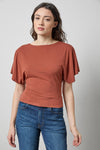 Tie Back Dolman Top Womens Top Spice A1