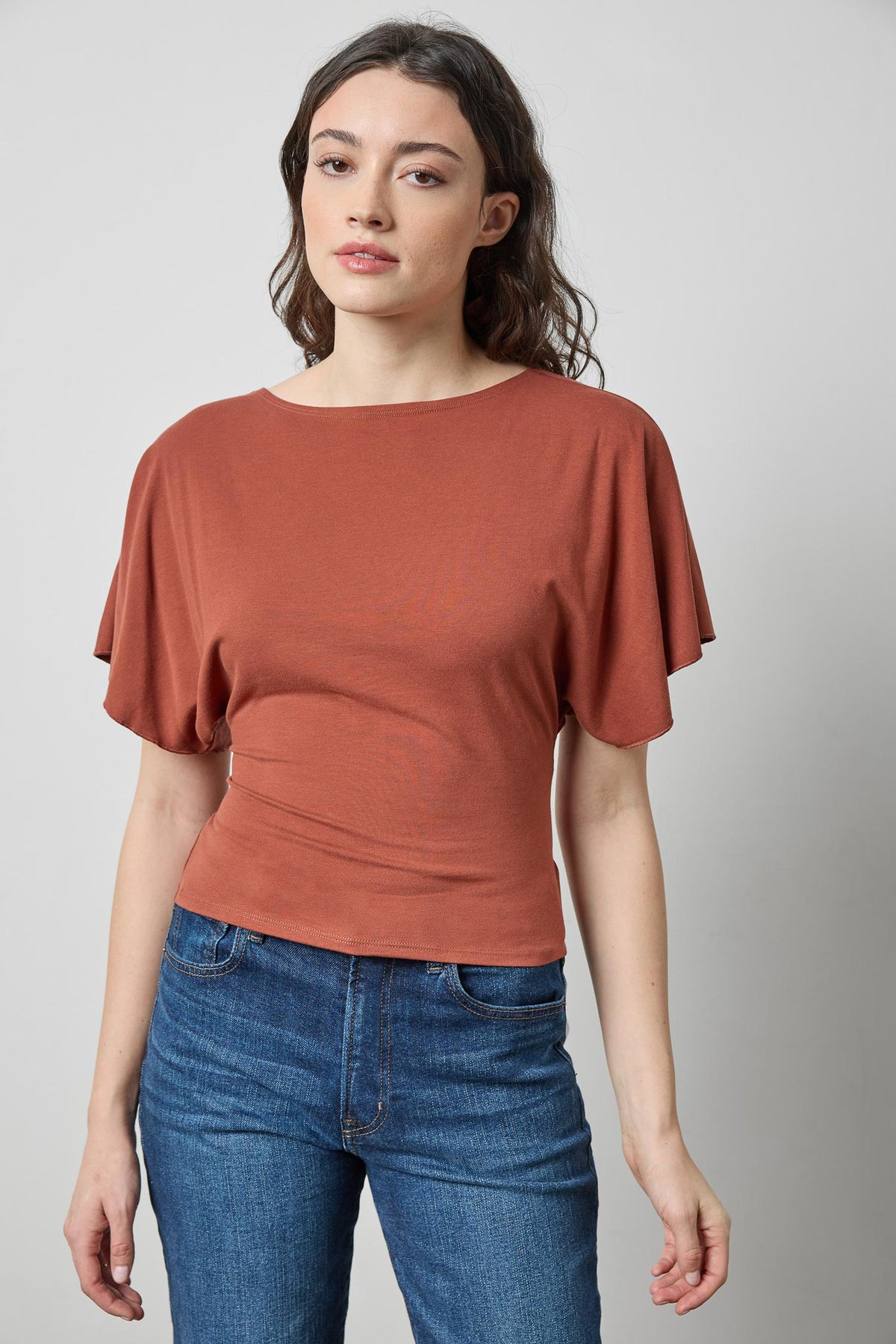 Tie Back Dolman Top Womens Top Spice A1