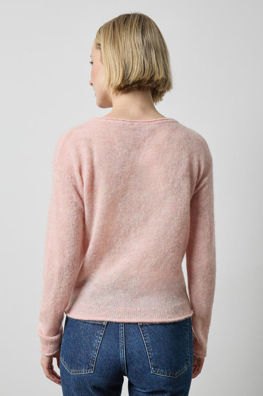 Featherweight Bateau Sweater in color Petal Image A2