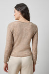 Featherweight Bateau Sweater in color Sable Image A2