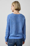 Featherweight V-Neck Sweater in color Lapis Image A2