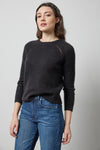 Featherweight Crewneck Sweater in color Black Image A1
