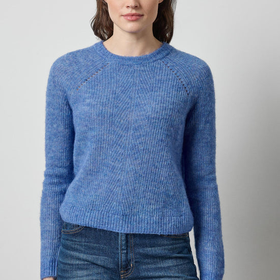 Featherweight Crewneck Sweater in color Lapis Image A1