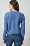 Featherweight Crewneck Sweater in color Lapis Image A2