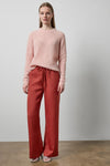 Featherweight Crewneck Sweater in color Petal Image A0
