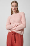 Featherweight Crewneck Sweater in color Petal Image A1
