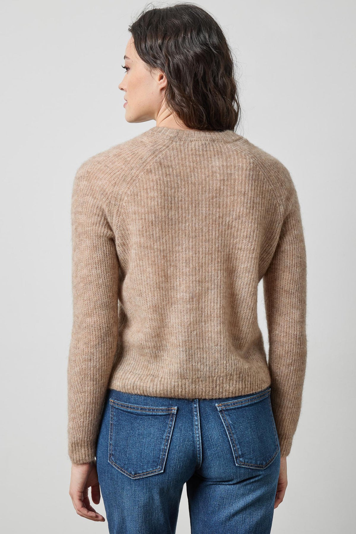 Featherweight Crewneck Sweater in color Sable Image A2