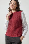 Mixed Media Tinsel Sweater in color Port Tinsel Image A1