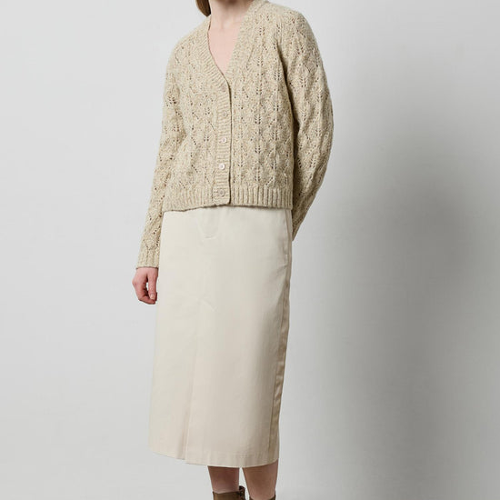 Tinsel Cardigan in color Oat Tinsel Image A0