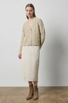 Tinsel Cardigan in color Oat Tinsel Image A0
