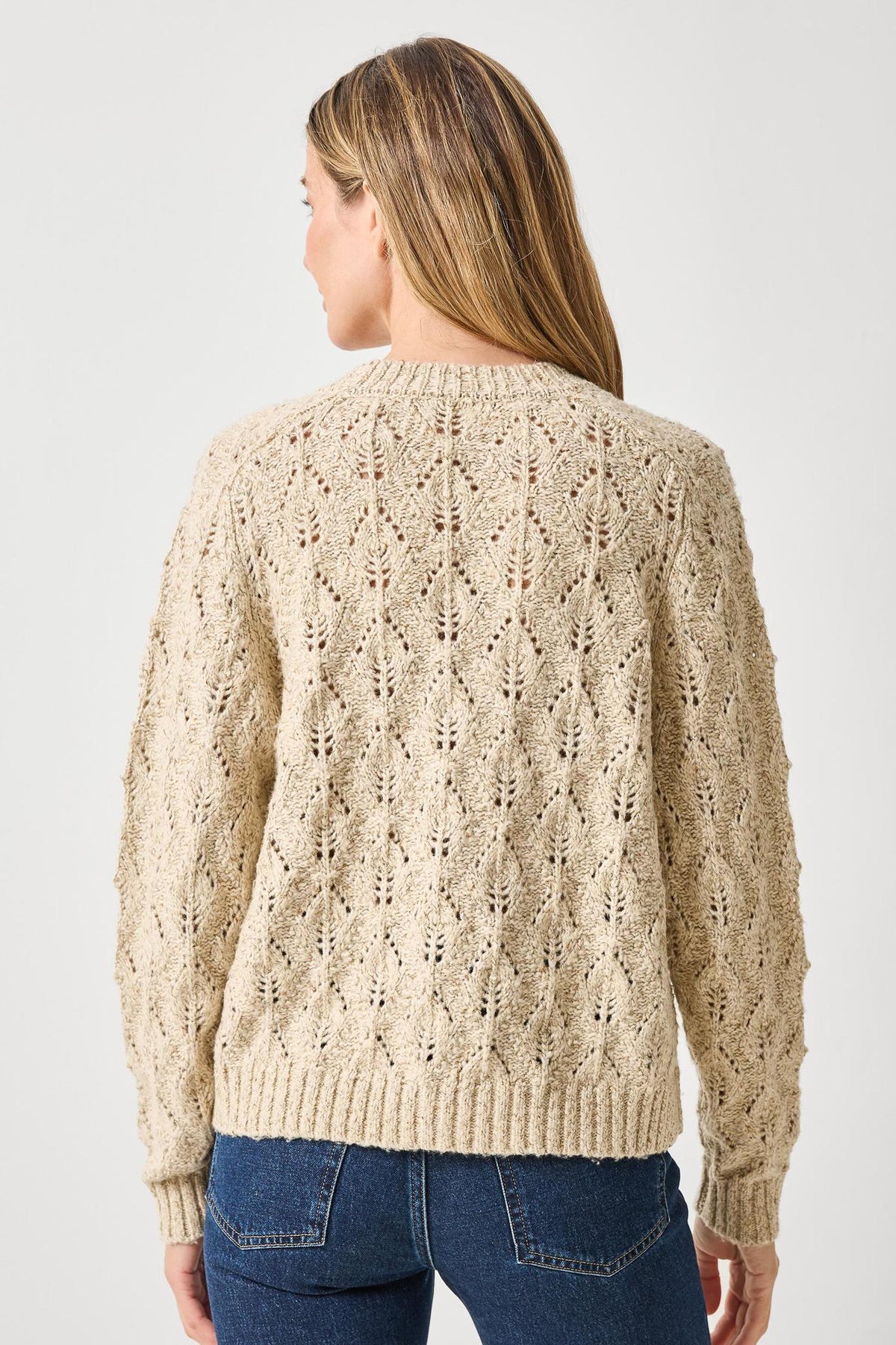 Tinsel Cardigan in color Oat Tinsel Image A2