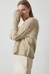 Tinsel Cardigan in color Oat Tinsel Image A3
