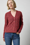 Tinsel Cardigan in color Port Tinsel Image A1