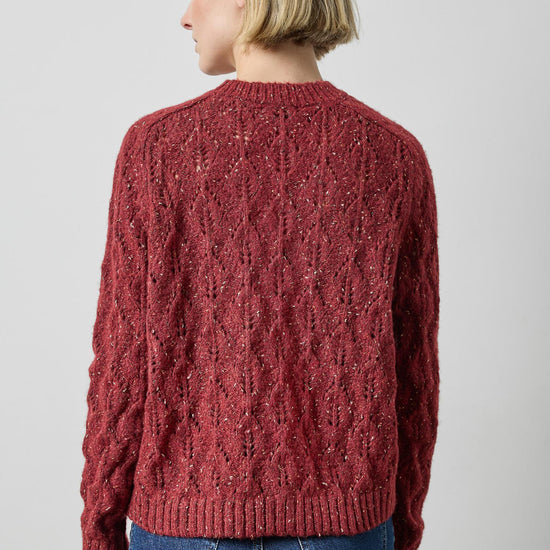 Tinsel Cardigan in color Port Tinsel Image A2