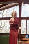 Tinsel Cardigan in color Port Tinsel Image C1