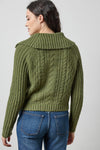 Lofty Collared Cardigan in color Loden Image A2