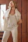 Lofty Fringe Sweater Womens Sweater Ivory C2