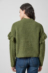 Lofty Fringe Sweater Womens Sweater Loden A2