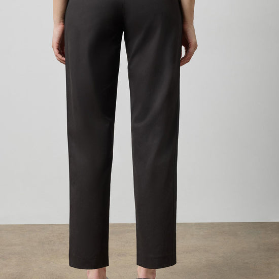 Tuxedo Stripe Ankle Pant Womens Pant Black A2