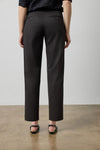 Tuxedo Stripe Ankle Pant Womens Pant Black A2