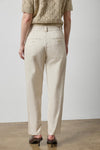 Tuxedo Stripe Ankle Pant Womens Pant Porcelain A2