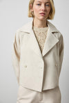 Short Blazer in color Porcelain Image A1
