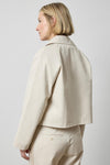 Short Blazer in color Porcelain Image A2
