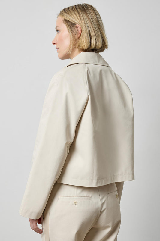 Short Blazer in color Porcelain Image A2
