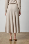 Knit Flared Skirt in color Dove Image A2