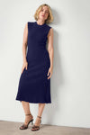 Midi Flare Dress in color Neptune Image A1