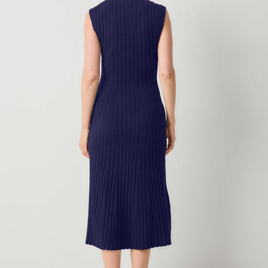 Midi Flare Dress in color Neptune Image A2