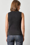 High Neck Tank in color Black Image A2