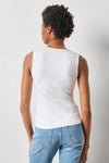 High Neck Tank in color White Image A2
