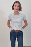 Short Sleeve Back Seam Crewneck