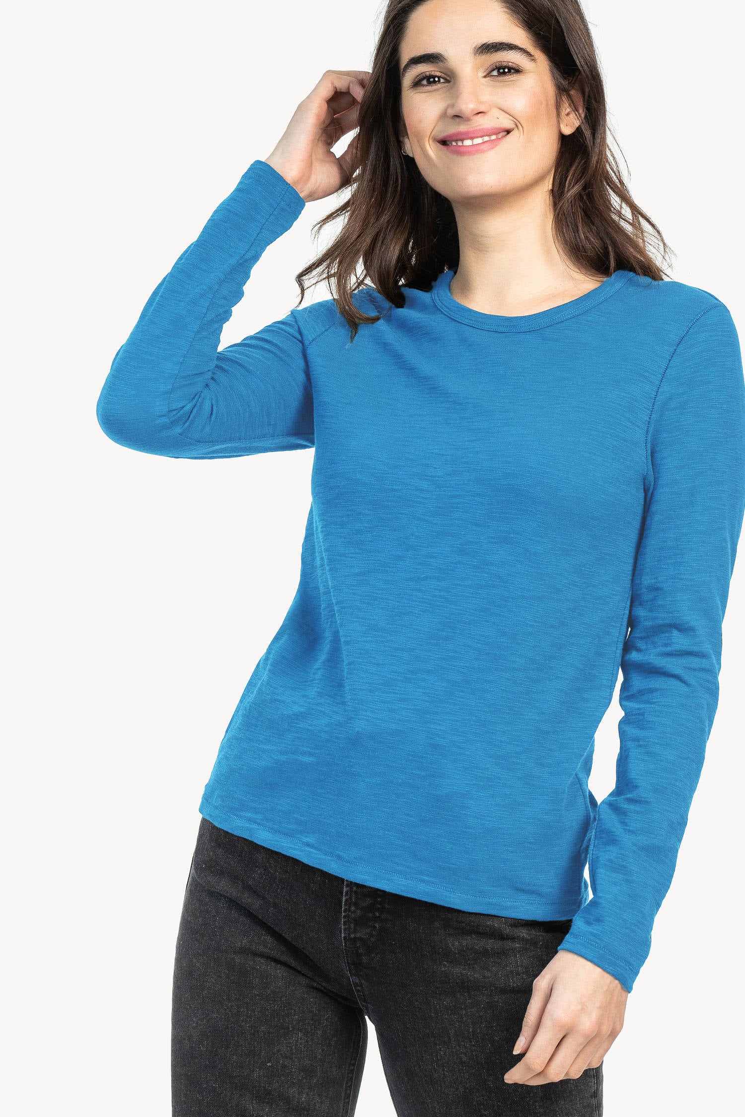 Long Sleeve Crew Womens Top Riviera A1