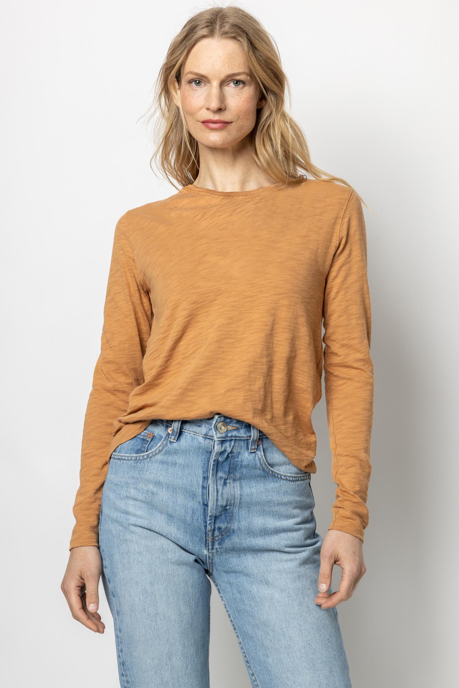 Long Sleeve Crew Womens Top Toast A1