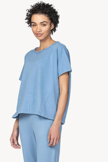 null Womens Top Slate Blue A1