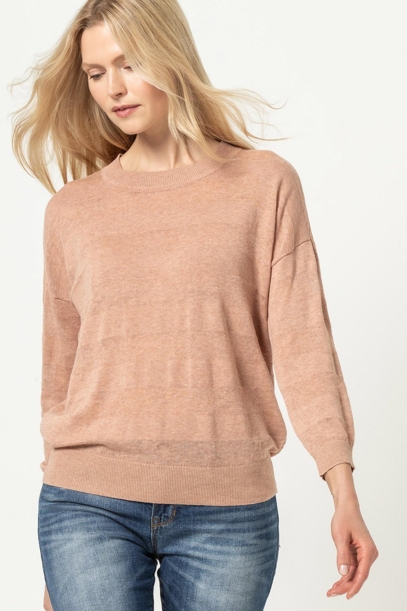 Jewel neck sweater sale