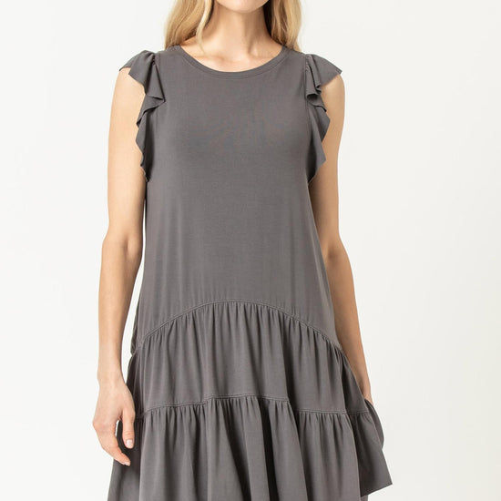 null Womens Dress Pewter A1
