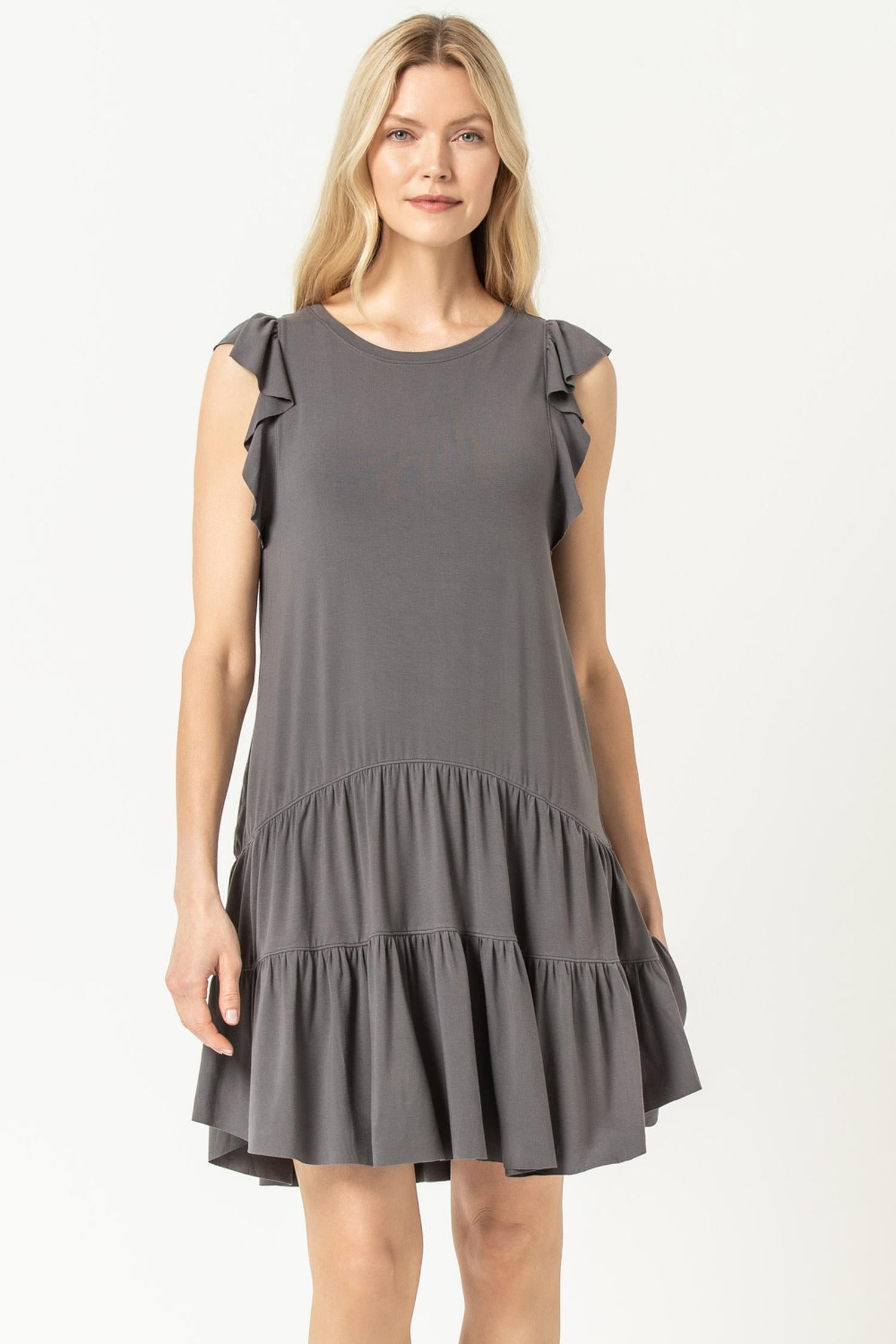 null Womens Dress Pewter A1